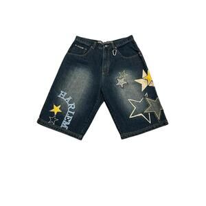 Rare Deadstock Noiz Denim Star Jorts-34"